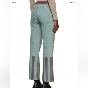 Eckhaus Latta Hand-Dyed Jeans